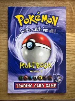 Pokemon TCG Rulebook Starter Rules Booklet Version 3 WOTC 1999 - Image 1