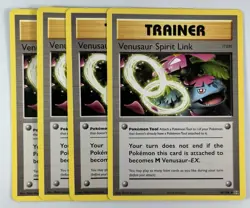 Pokemon Venusaur Spirit Link 89/108 (4x) Playset Lot XY Evolutions Trainer NM - Image 1