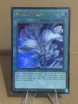Yugioh Mask Change MZMU-EN071 Ultra Rare 1st Edition NM - Image 1