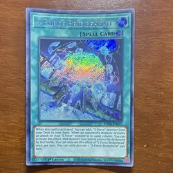 Yu-Gi-Oh! S-Force Bridgehead BLVO-EN057 Blazing Vortex 1st Ed Spell-Field Holo - Image 1