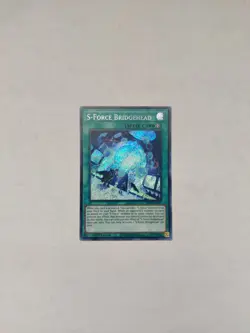 Yugioh S-Force Bridgehead BLVO-EN057 Secret Rare 1st Edition Near Mint - Image 1