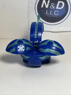 Bakugan B1 Aquos Dragonoid 520G Blue Battle Brawlers RARE - Image 5
