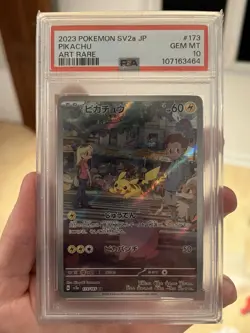 PSA 10 Pikachu 173/165 SV2a 151 Art Rare Japanese Pokemon Card Gem Mint - Image 1