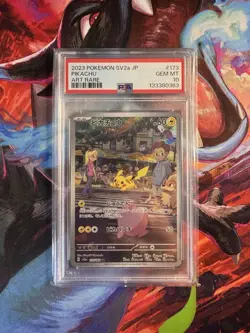 PSA 10 Pikachu 173/165 SV2a 151 Art Rare Japanese Pokemon Card Gem Mint - Image 1
