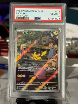 PSA 10 Pikachu 173/165 SV2a 151 Art Rare Japanese Pokemon Card Gem Mint - Image 1