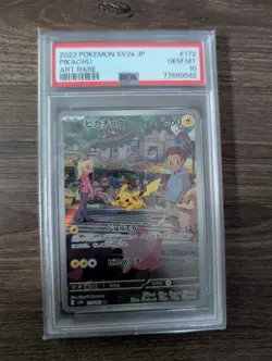 Pikachu 173/165 Sv2a: Pokemon Card 151 Art Rare (Japanese) *PSA GRADE 10* - Image 1