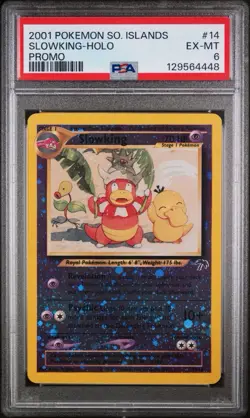 Pokemon Southern Islands Slowking Holo Promo PSA 6 14/18 2001 - Image 1