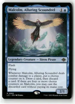 Malcolm Alluring Scoundrel LCI MTG NM Magic - Image 1