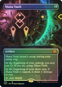 Mana Vault Foil Borderless Double Masters 2022 NM MTG - Image 1