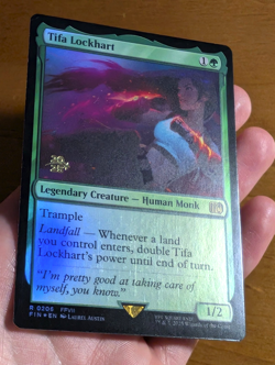 Tifa Lockhart - Pre-release Foil Stamped Promo - Final Fantasy MTG - Image 3