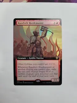 MTG - Rundvelt Hordemaster (Extended Art) Dominaria United Foil R#409 - Image 1