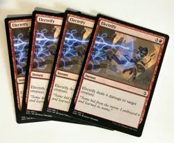 Electrify (4) Amonkhet NM MTG Magic the Gathering - Image 1