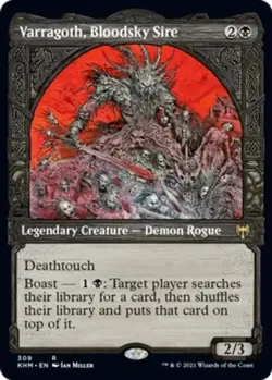 MTG NM English Varragoth, Bloodsky Sire - Showcase Kaldheim - Image 1