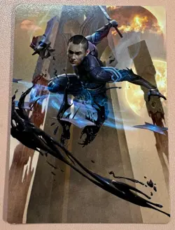 Art Series (48/81) - Kaito, Dancing Shadow MTG Phyrexia: All Will Be One NM - Image 1