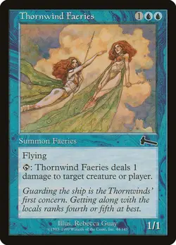 MTG Urza's Legacy --- THORNWIND FAERIES --- Common! NM! Magic the Gathering! - Image 1