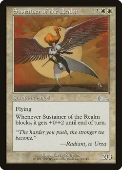 MTG Urza's Legacy --- SUSTAINER OF THE REALM --- Uncommon! NM! Magic Gathering! - Image 3