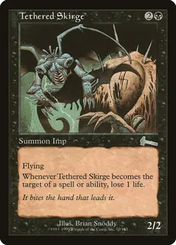 MTG Urza's Legacy --- TETHERED SKIRGE --- Uncommon! NM! Magic the Gathering! - Image 1