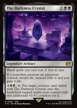 1x - The Darkness Crystal - #96 - Final Fantasy - NM MTG - Image 1