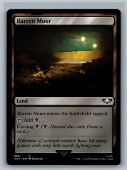 Magic MTG Universes Beyond: Warhammer 40,000 Barren Moor #266 TCG CCG 40k - Image 1