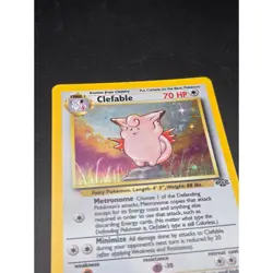 Clefable Holo Pokemon Card - Jungle Set - WOTC - 1/64 - Collectible TCG PL MP - Image 2