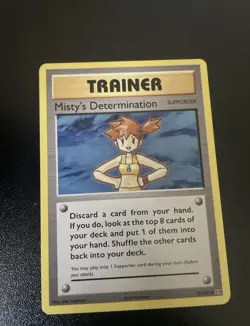 Misty's Determination 80/108 Evolutions Regular Pokemon Card - Image 1