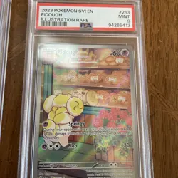 4 Pokemon Card Lot psa 9 Hydrapple Houndour Fidough PSA 10 Machoke - Image 5