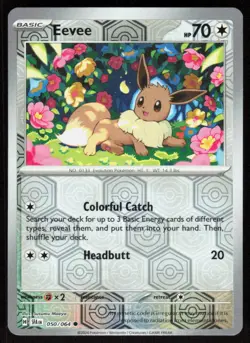 Eevee 050/064 Common Shrouded Fable Pokemon Reverse Holo Near Mint - Image 1