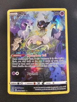 Mew GG10/GG70 Holo Crown Zenith Galarian Gallery Pokemon Holo NM - Image 1