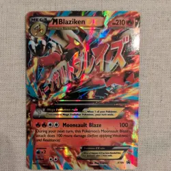 Pokemon TCG Mega Blaziken EX XY86 XY Black Star Promo Moderately Played - Image 1