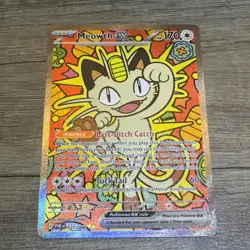 Pokemon TCG Perfect Order Meowth Ex 121 /088 SIR Special Illustration Rare Holo - Image 2