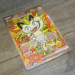 Pokemon TCG Perfect Order Meowth Ex 121 /088 SIR Special Illustration Rare Holo - Image 3