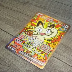 Pokemon TCG Perfect Order Meowth Ex 121 /088 SIR Special Illustration Rare Holo - Image 4