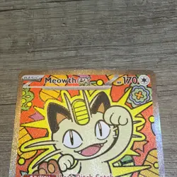 Pokemon TCG Perfect Order Meowth Ex 121 /088 SIR Special Illustration Rare Holo - Image 5