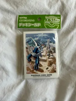 Sinnoh Adventures Dialga & Lucario Pokemon Center Exclusive 64 Sleeves US Seller - Image 1