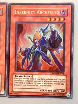 yugioh Infernity Archfiend WC09-EN001 + WC09-EN002 + WC09-EN003 set Near Mint - Image 5