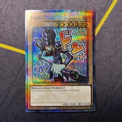 YuGiOh Dark Magician Starlight Rare 1st Edition RA05-EN083 English Stamp - Image 1