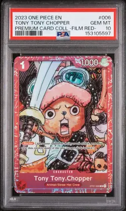 2023 ONE PIECE PREMIUM COLLECTION ONE PIECE FILM RED TONY TONY CHOPPER - Image 1