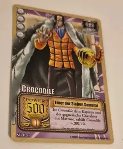 One Piece Karte SB-C26 Crocodile Einer Der Sieben Samurai - Image 1