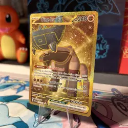 Pokemon Card Ting-Lu EX 275/193 Paldea Evolved Gold Hyper Rare NM - Image 2