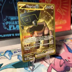 Pokemon Card Ting-Lu EX 275/193 Paldea Evolved Gold Hyper Rare NM - Image 3