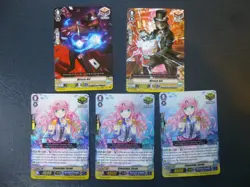 Cardfight Vanguard Common Trading Cards - Lot Of 36 duplicate and triplet cards - Image 1