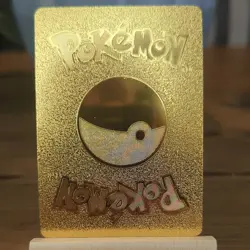 Shining Charizard Gold Card Pokemon Card 1st Edition Fan Art Gold Foil - Image 2