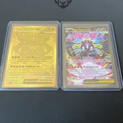 Pokemon Mega Zygarde EX Gold AND SIR full art cards 124/088 and 120/088 - Image 1