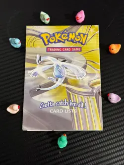Pokemon Vintage CARD LISTS brochure WOTC Era NEO Genesis Near Mint - Image 1