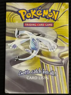 Pokemon Vintage CARD LISTS brochure WOTC Era NEO Genesis Near Mint - Image 2