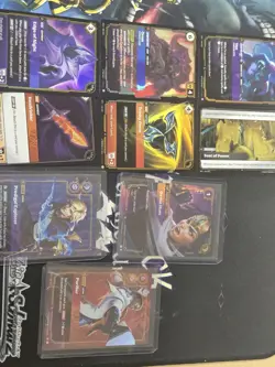 Riftbound TCG Spiritforged NM League of Legends Cards lot of 9 NM - Image 1