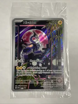 Pokemon TCG Miraidon - 013 (Pokemon Center Exclusive) Stamped Promo Card SEALED - Image 1