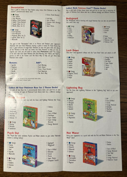 Pokemon Trading Card Game Card Lists Team Rocket WOTC 2000 Vintage - Image 3