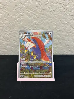 Pokemon TCG Braviary Illustration Rare Card 214/191 SV08 Surging Sparks - Image 1