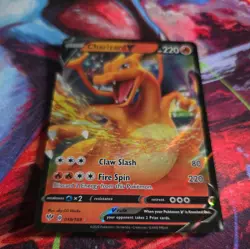 Charizard V 019/189 Swsh03: Darkness Ablaze Pokemon Card - Image 4